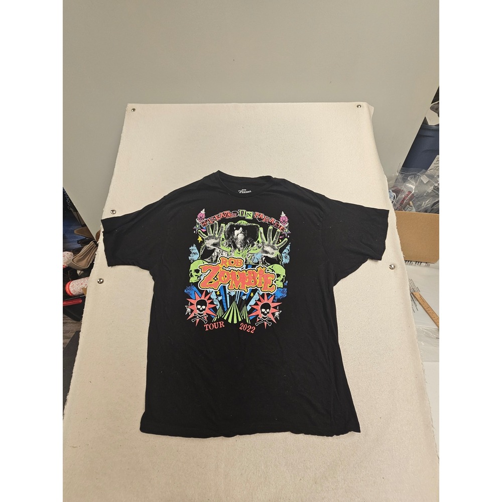 Rob‎ Zombie Freaks on Parade Tour 2022 T-Shirt Black XL Concert Graphic Tee